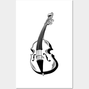 Upright bass Posters and Art